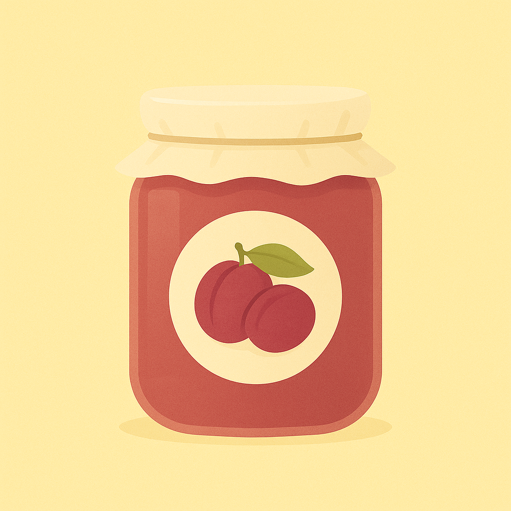 Confiture de prunes 500gr