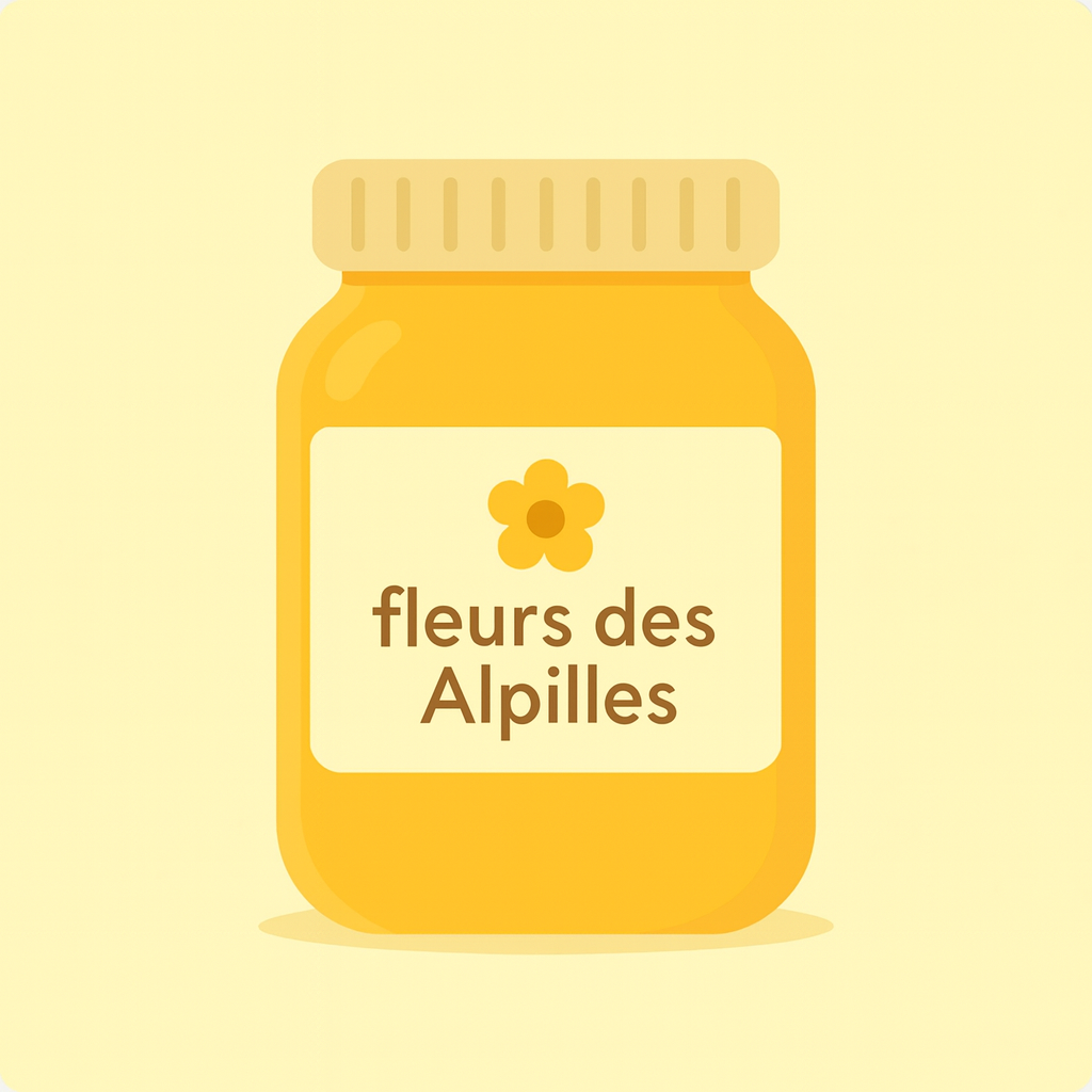 Miel fleurs des Alpilles 500gr