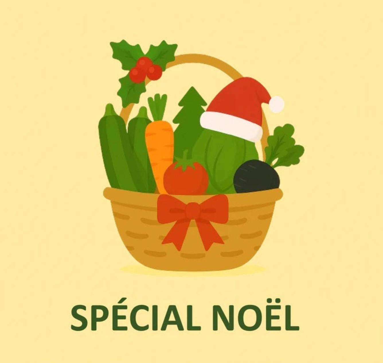 Panier de Noël - Livraison jeudi 18 décembre de 16h à 20h -